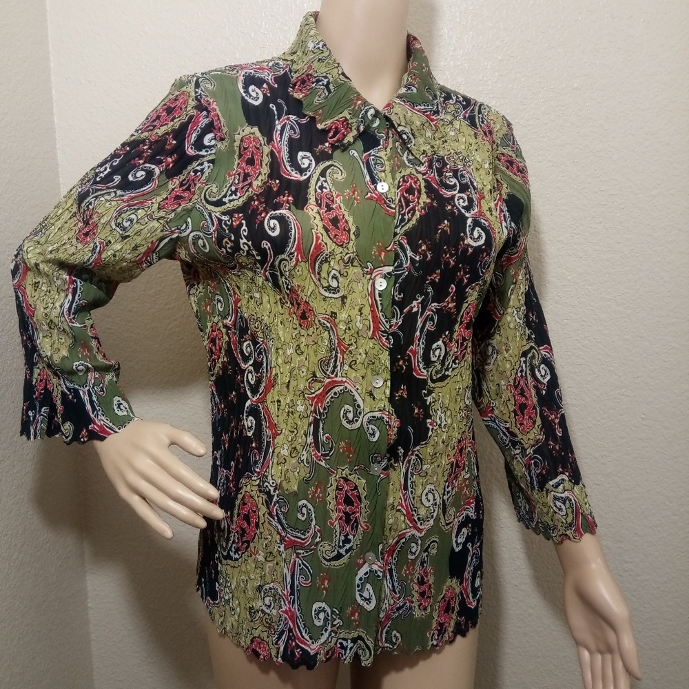 Paisley Button Up Shirt